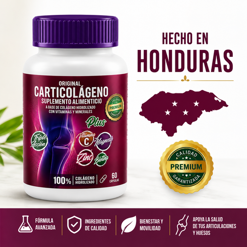 Carticolágeno Plus – Colágeno Hidrolizado con Vitaminas y Minerales