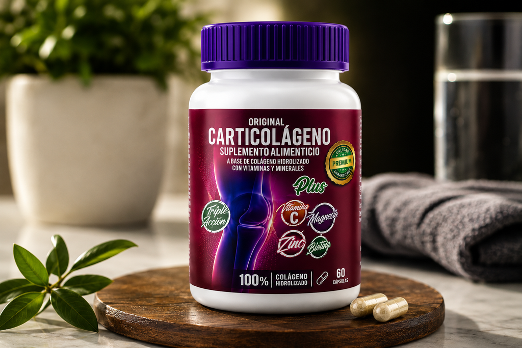 Carticolágeno Plus – Colágeno Hidrolizado con Vitaminas y Minerales