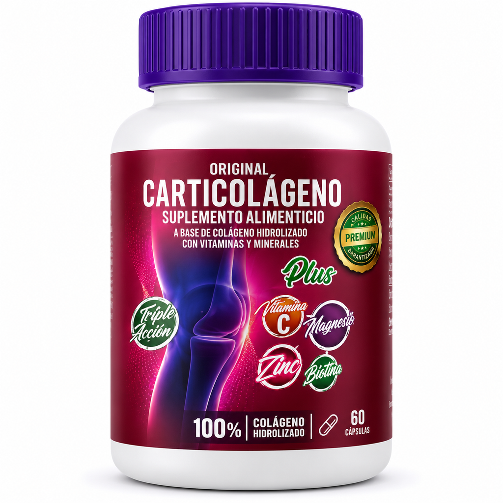Carticolágeno Plus – Colágeno Hidrolizado con Vitaminas y Minerales
