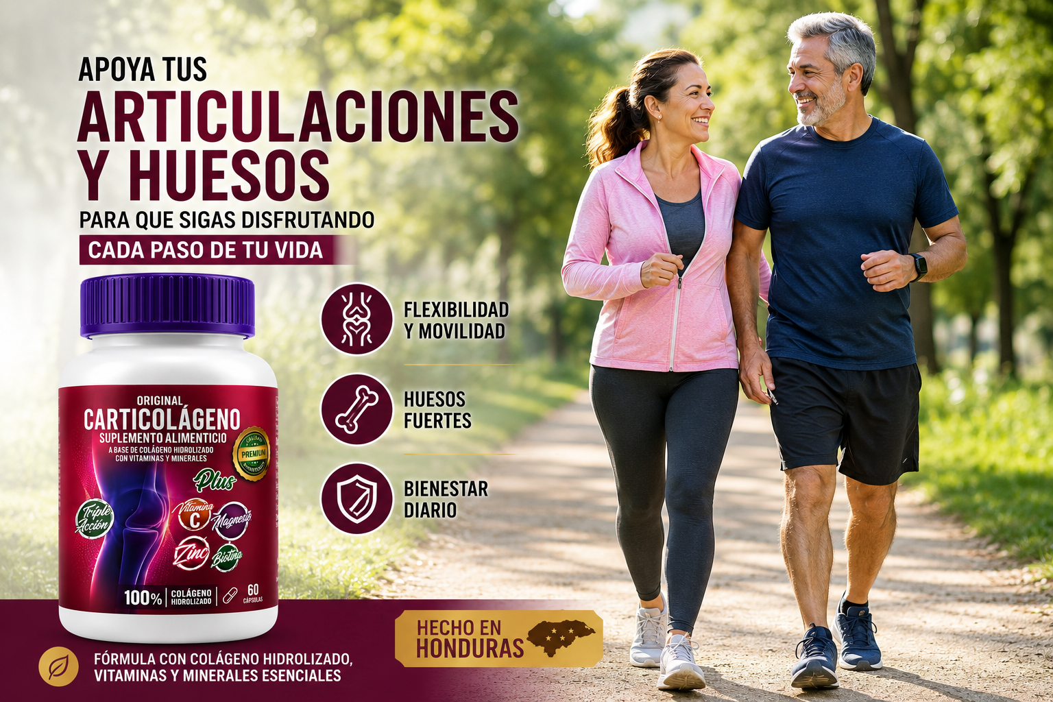 Carticolágeno Plus – Colágeno Hidrolizado con Vitaminas y Minerales